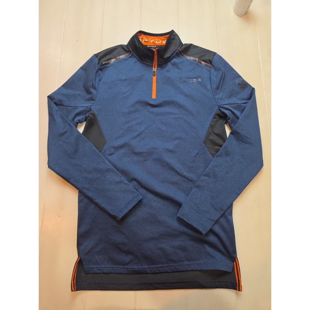 Spyder Active® Proweb Mens' Performance Long Sleeve Pullover 1/4 Zip Size Small
